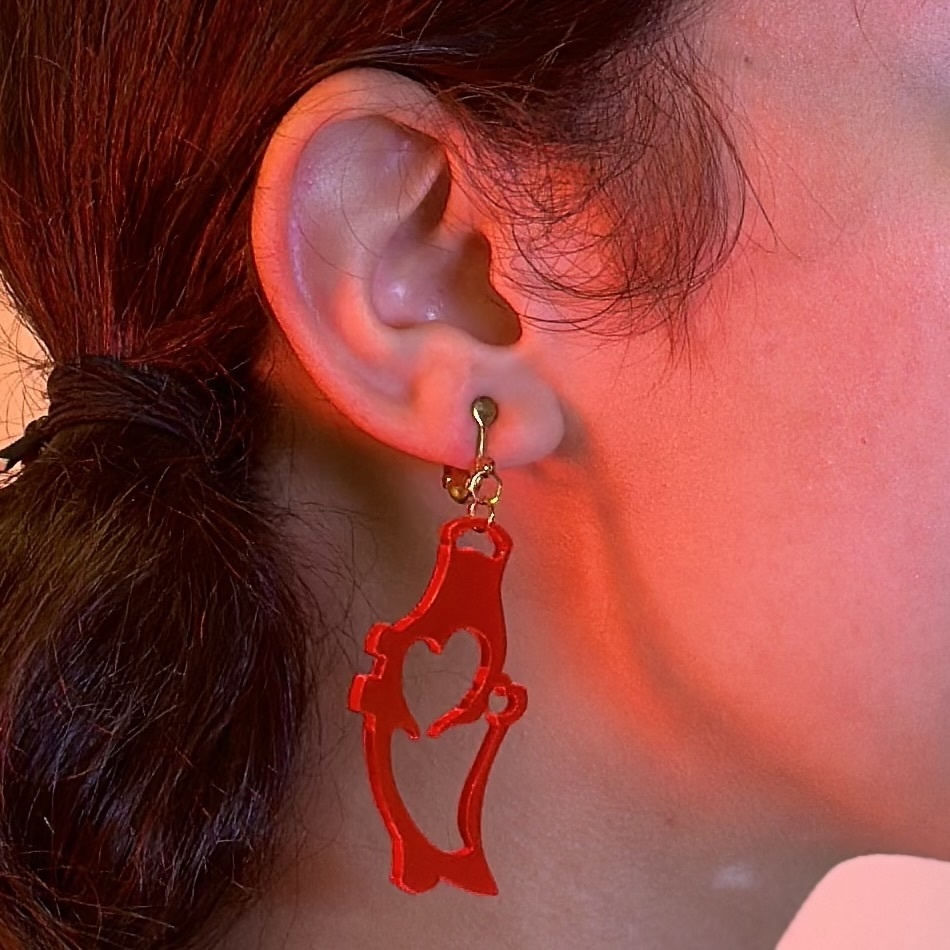 くっつけてHeart 💔イヤリング
