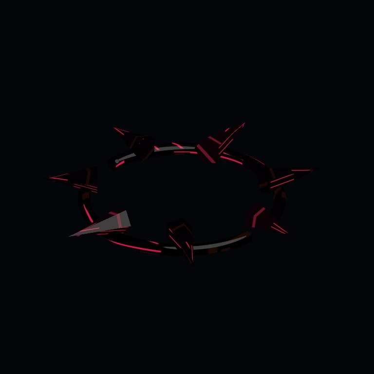 Broken Crown|欠けた王冠の逆回転ヘイロー【VRChat PC / Modular Avatar】