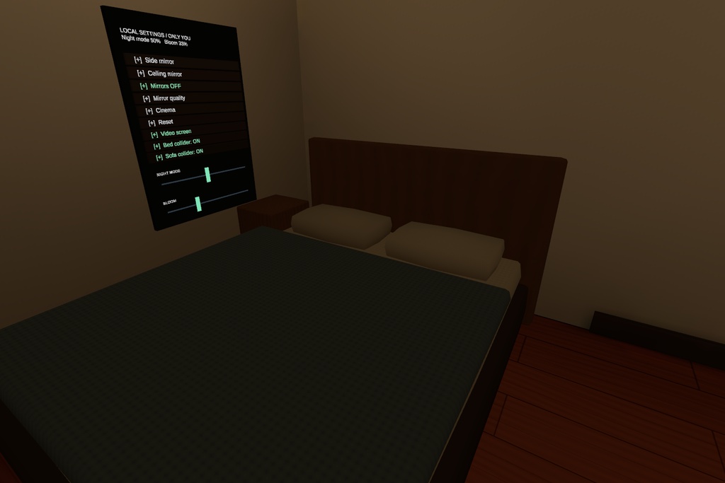 夜凪の出窓 / Night Window Lounge — VRChat改変用ベースワールド