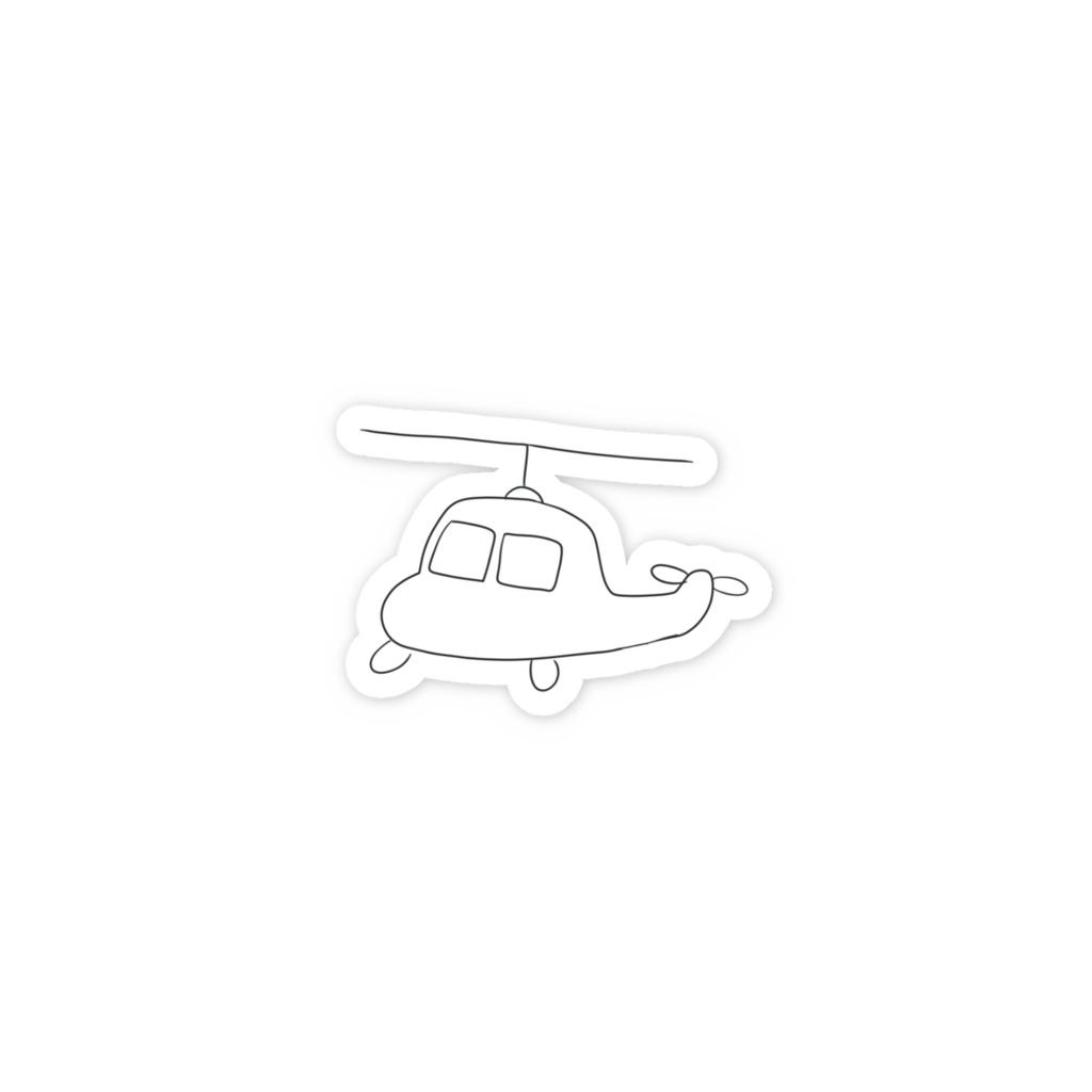 ゆるゆるUH-1 スマホステッカー