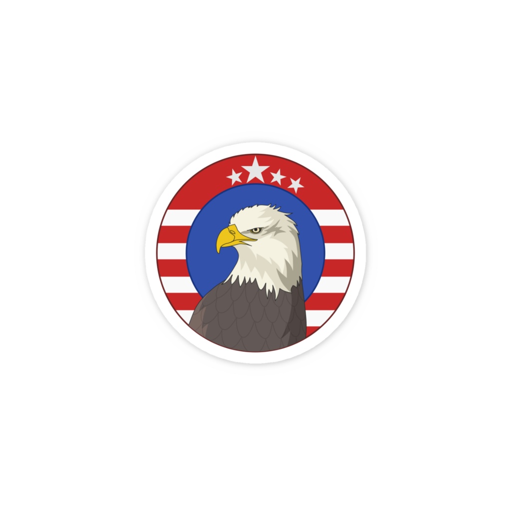 F-15イメージ オリジナルエンブレムスマホステッカー