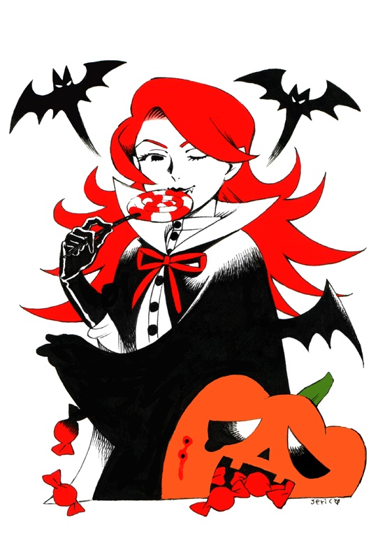 【原画】ハロウィンカードB