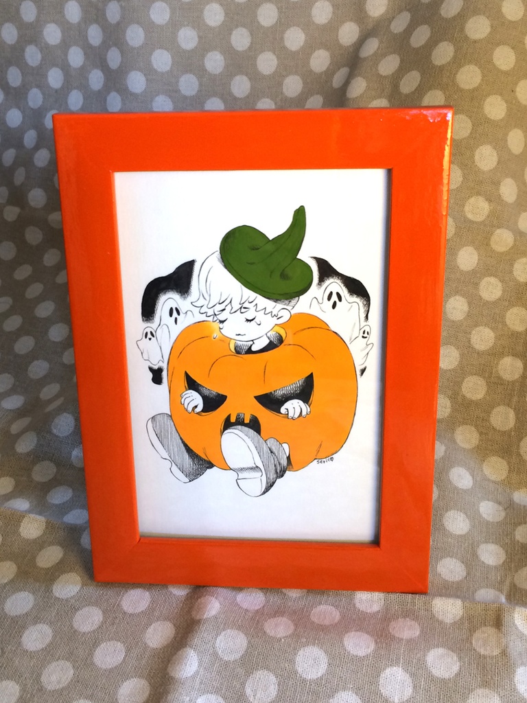 【原画】ハロウィンカードC