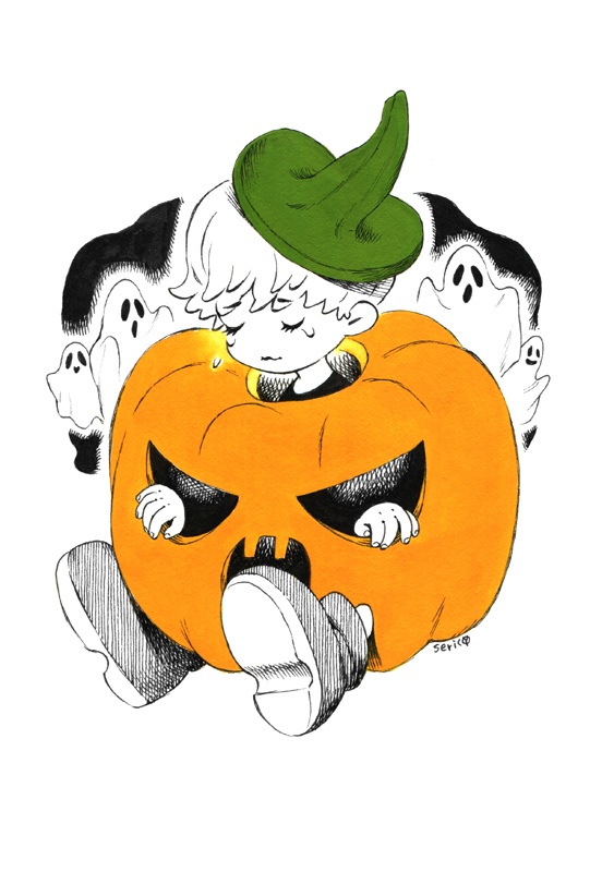 【原画】ハロウィンカードC