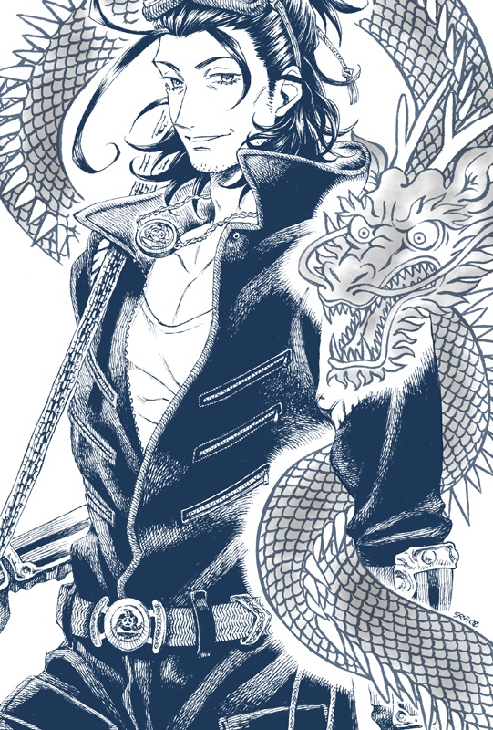 【刀剣乱舞】東西槍ポストカード