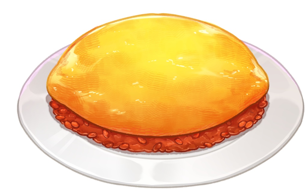 オムライス生放送素材