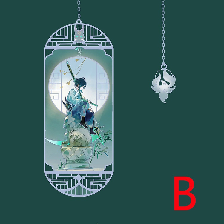 Genshin Impact genshinimpact 原神 魈 メタル ブックマーク