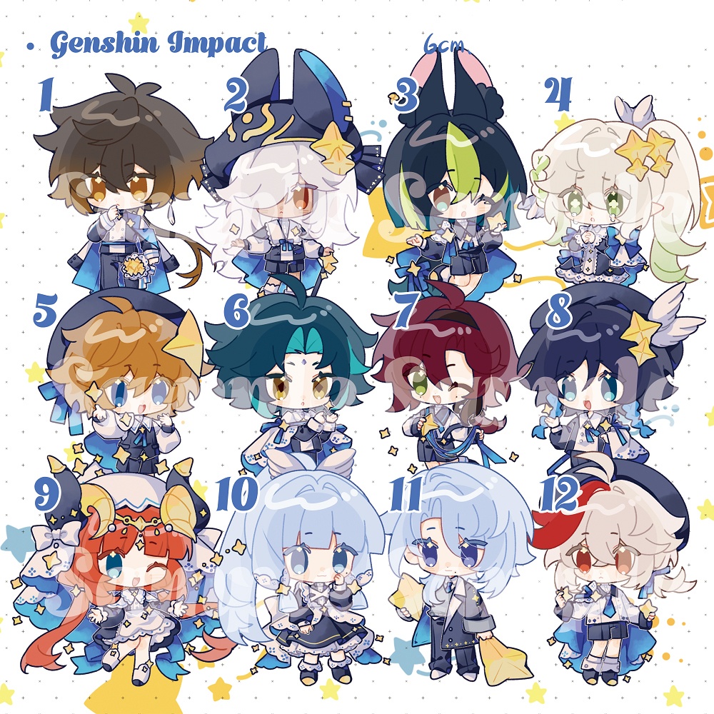 Genshin Impact 原神 鍾離 セノ ティナリ ナヒーダ  タルタリヤ 魈 鹿野院平蔵 ウェンティ ニィロウ  神里綾華 神里綾人 楓原万葉 アクリルキーホルダー アクリルスタンド