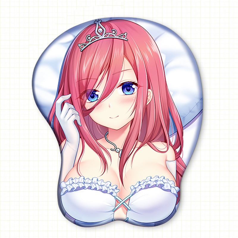 五等分の花嫁 中野三玖 3D 立体 マウスパッド
