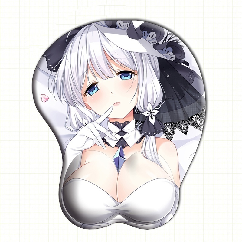 アズールレーン イラストリアス 3D 立体 マウスパッド