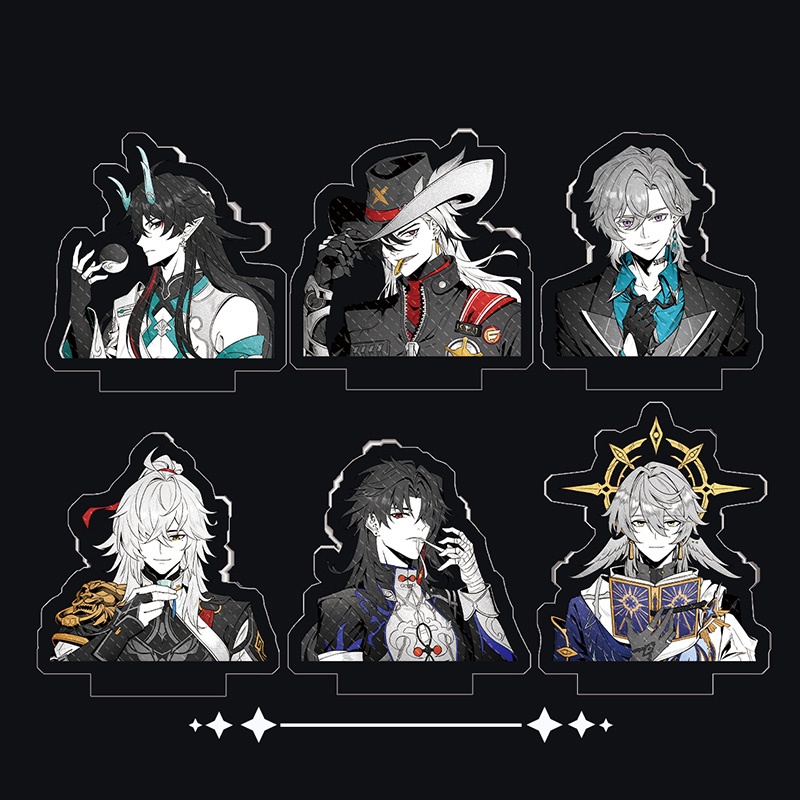 崩壊スターレイル スターレイル アベンチュリン サンデー 景元 刃 飲月 ブートヒル アクリルスタンド 缶バッジ 色紙
