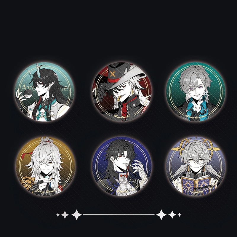 崩壊スターレイル スターレイル アベンチュリン サンデー 景元 刃 飲月 ブートヒル アクリルスタンド 缶バッジ 色紙