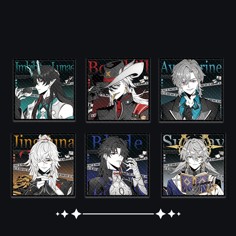 崩壊スターレイル スターレイル アベンチュリン サンデー 景元 刃 飲月 ブートヒル アクリルスタンド 缶バッジ 色紙