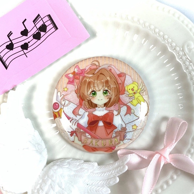 カードキャプターさくら 木之本桜 アクリルスタンド 缶バッジ