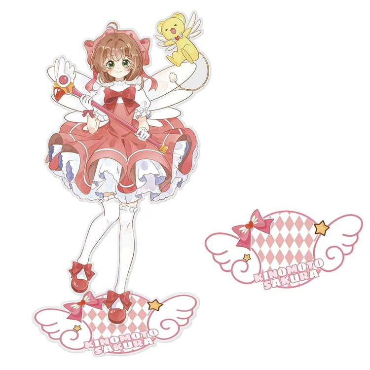 カードキャプターさくら 木之本桜 アクリルスタンド 缶バッジ