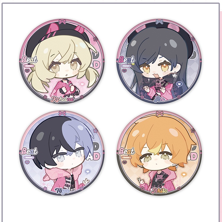 プロジェクトセカイ プロセカ 青柳冬弥 東雲彰人 小豆沢こはね 白石杏 アクリルスタンド アクリルキーホルダー 缶バッジ