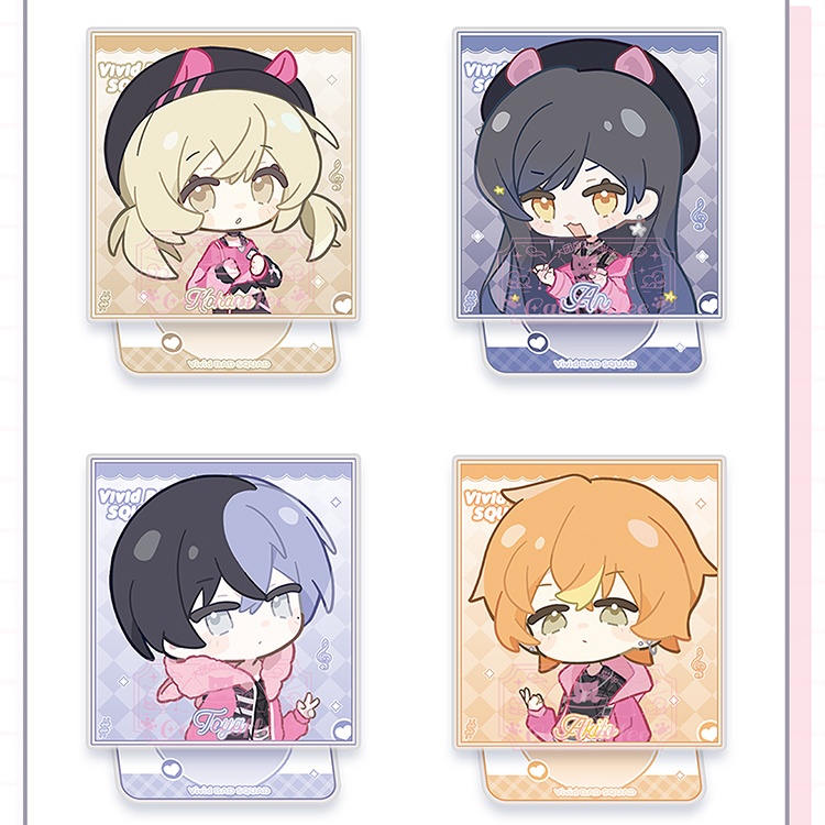 プロジェクトセカイ プロセカ 青柳冬弥 東雲彰人 小豆沢こはね 白石杏 アクリルスタンド アクリルキーホルダー 缶バッジ