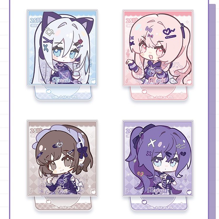 プロジェクトセカイ プロセカ 暁山瑞希 朝比奈まふゆ 東雲絵名 宵崎奏 アクリルスタンド アクリルキーホルダー 缶バッジ