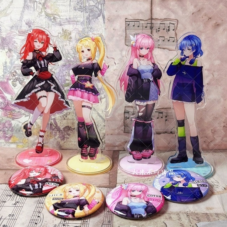 ぼっち・ざ・ろっく ぼっちざろっく 山田リョウ 伊地知虹夏 ぼっち 喜多郁代 アクリルスタンド 缶バッジ 