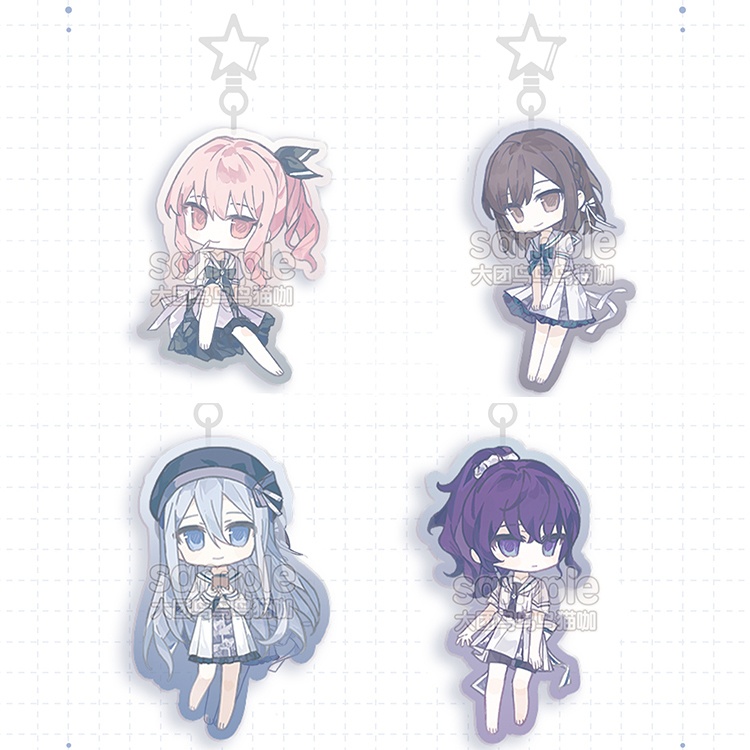 プロジェクトセカイ プロセカ 暁山瑞希 朝比奈まふゆ 東雲絵名 宵崎奏 アクリルスタンド アクリルキーホルダー 缶バッジ