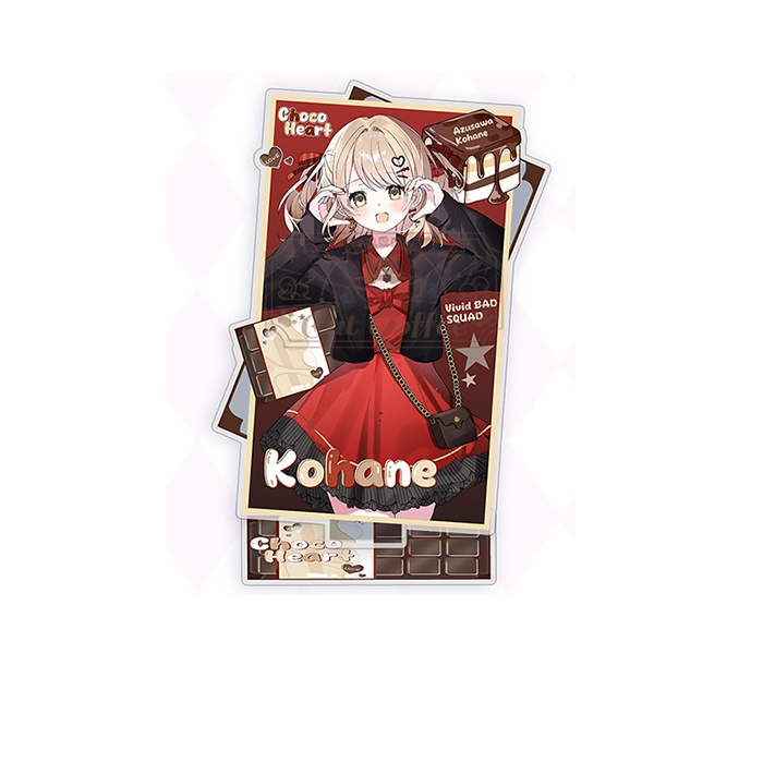 プロジェクトセカイ プロセカ 小豆沢こはね アクリルスタンド アクリルキーホルダー 缶バッジ