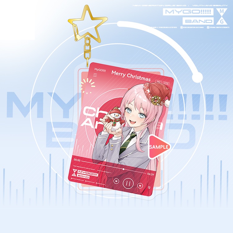 バンドリ! MyGO!!!!! BanG Dream! 千早愛音 高松燈 椎名立希 長崎そよ 要楽奈 アクリルキーホルダー