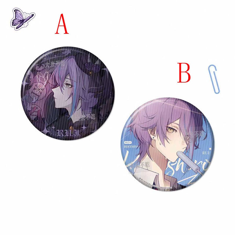 プロジェクトセカイ プロセカ 神代類 缶バッジ アクリルキーホルダー 色紙 アクリルスタンド