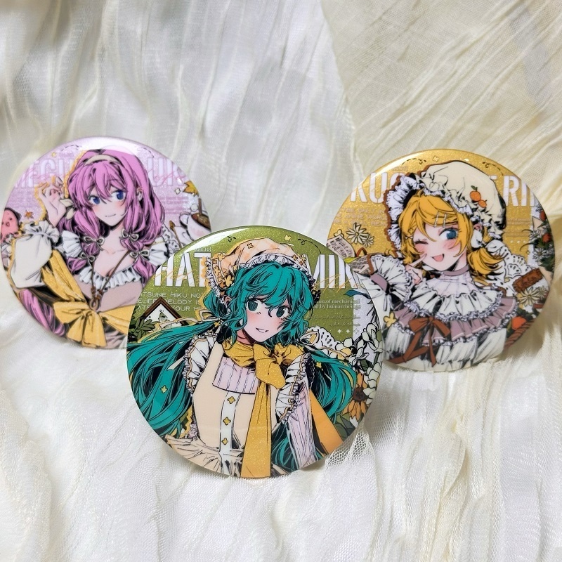 プロジェクトセカイ プロセカ VOCALOID ボーカロイド miku 初音ミク luka 巡音ルカ rin 鏡音リン アクリルスタンド 缶バッジ