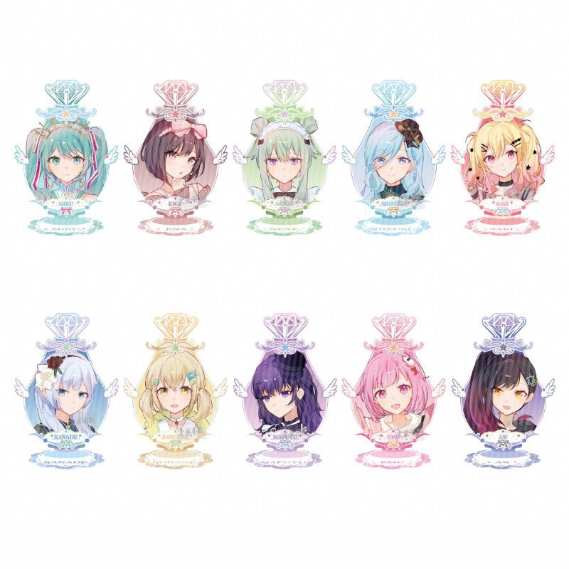 プロジェクトセカイ プロセカ 草薙寧々 鳳えむ 白石杏 東雲絵名 朝比奈まふゆ 宵崎奏 日野森雫 天馬咲希 小豆沢こはね miku 初音ミク アクリルスタンド 缶バッジ