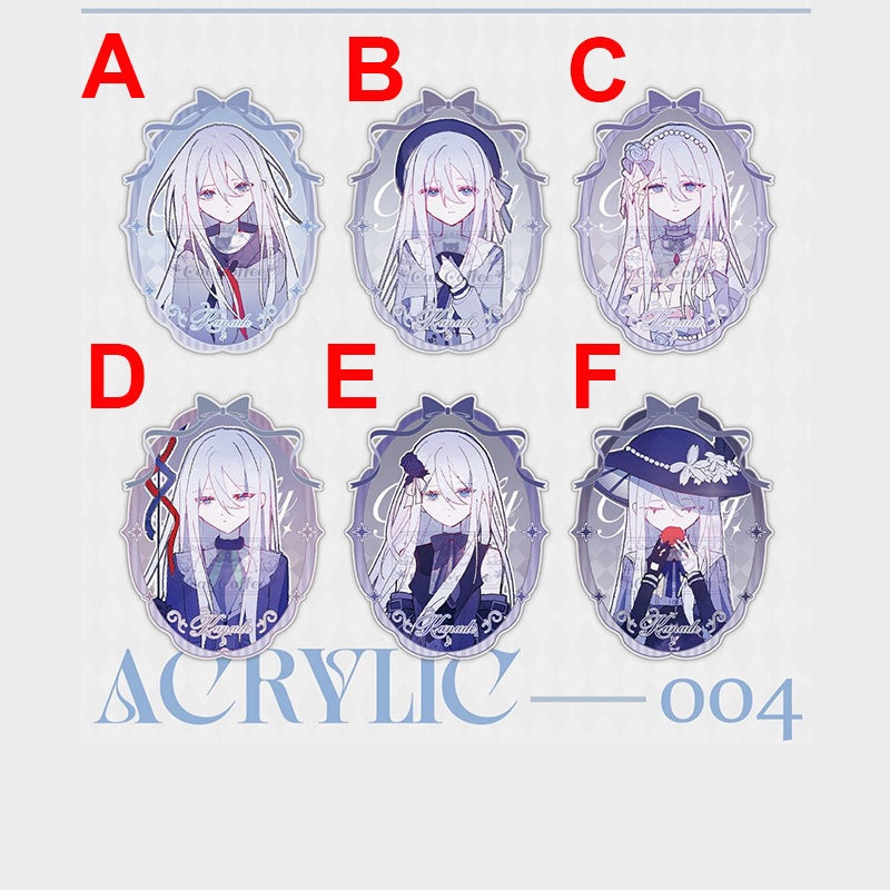 プロジェクトセカイ プロセカ 宵崎奏 アクリルスタンド アクリルキーホルダー 缶バッジ