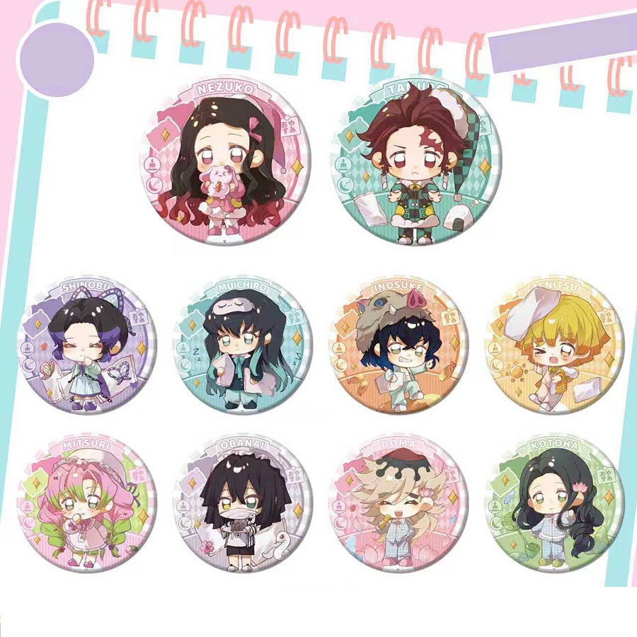鬼滅の刃 竈門禰豆子 竈門炭治郎 我妻善逸 甘露寺蜜璃 伊黒小芭内 胡蝶しのぶ 童磨 嘴平琴葉 嘴平伊之助 時透無一郎 アクリルキーホルダー アクリルスタンド 缶バッジ