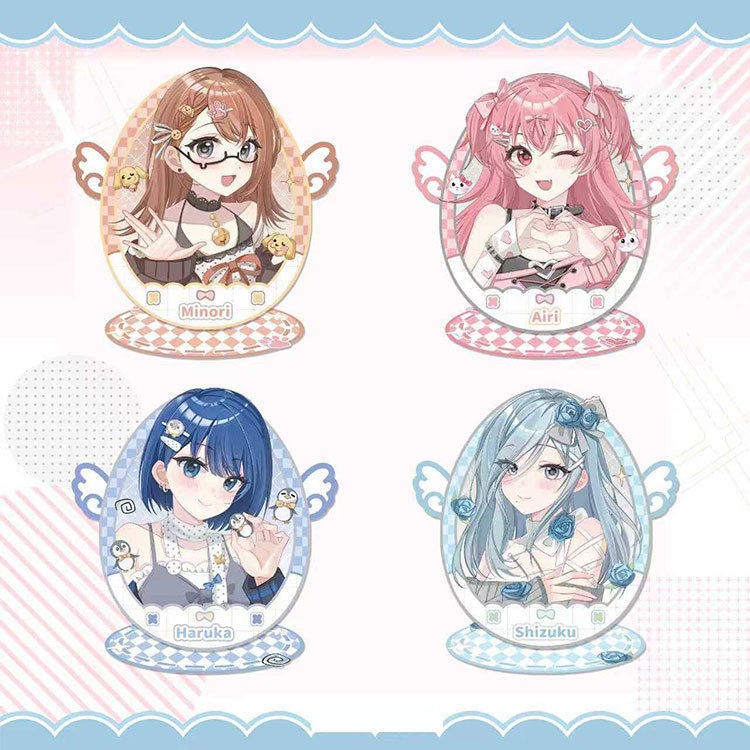 プロジェクトセカイ プロセカ 日野森雫 桃井愛莉 桐谷遥 花里みのり アクリルキーホルダー アクリルスタンド 缶バッジ