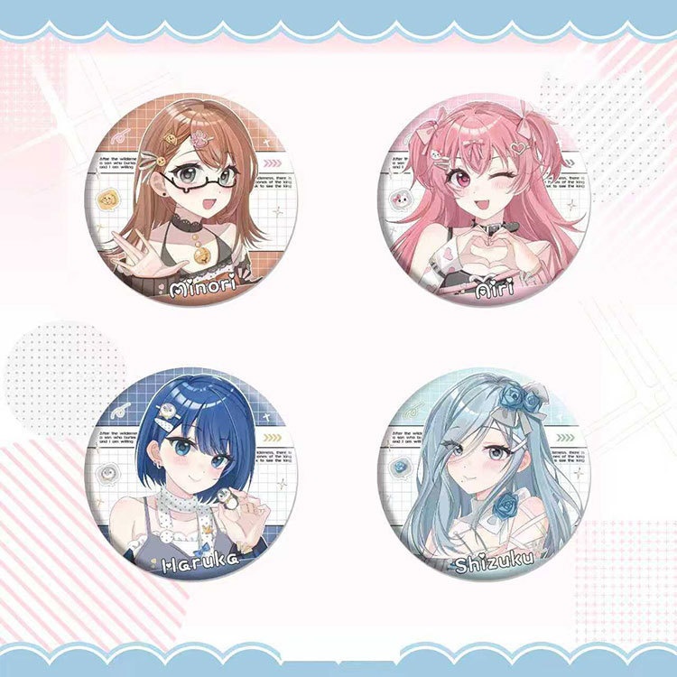 プロジェクトセカイ プロセカ 日野森雫 桃井愛莉 桐谷遥 花里みのり アクリルキーホルダー アクリルスタンド 缶バッジ