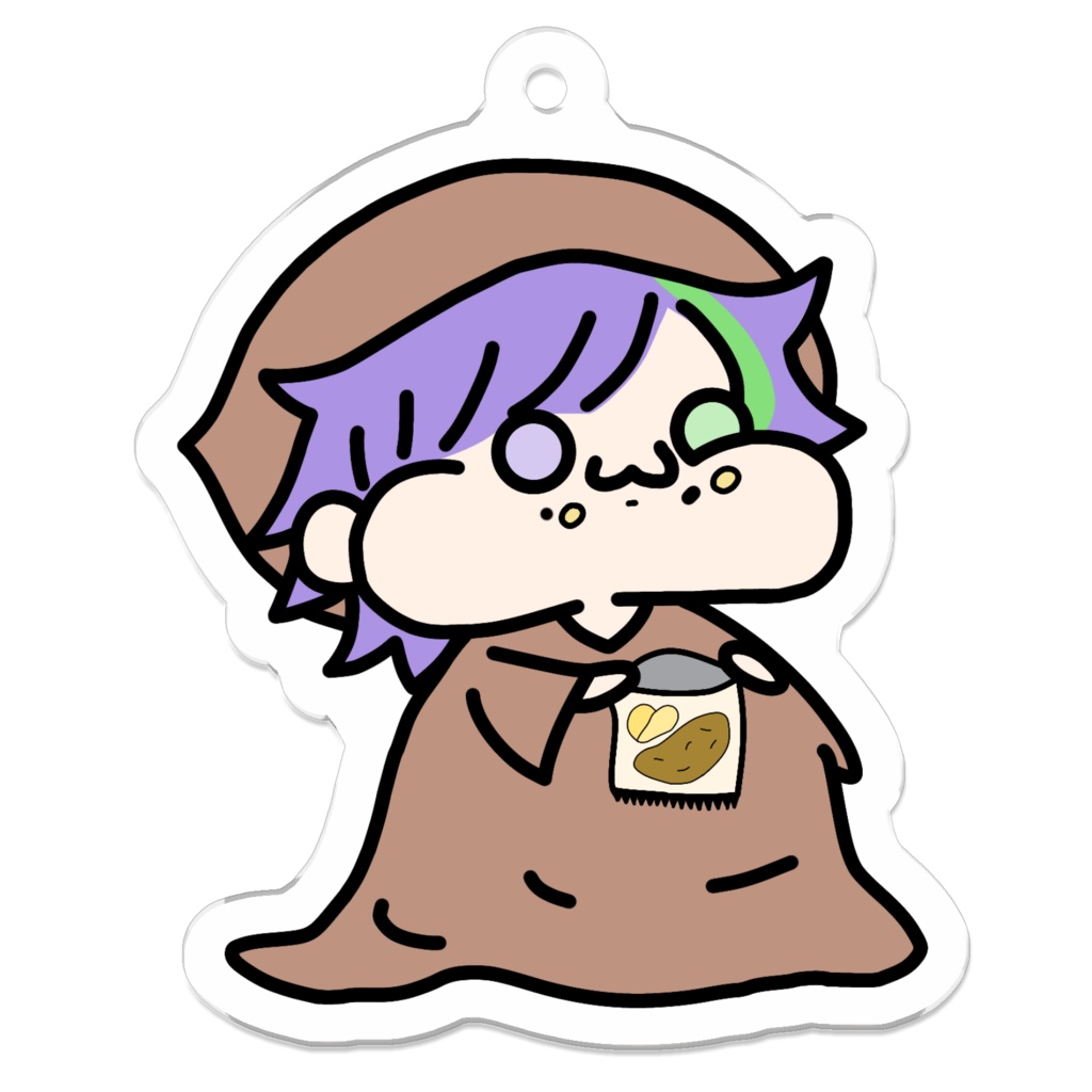 龍魅ちゃんとポテチ