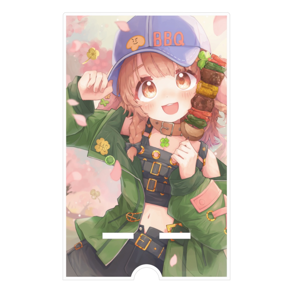 1周年記念アクリルスマホスタンド(お花見)