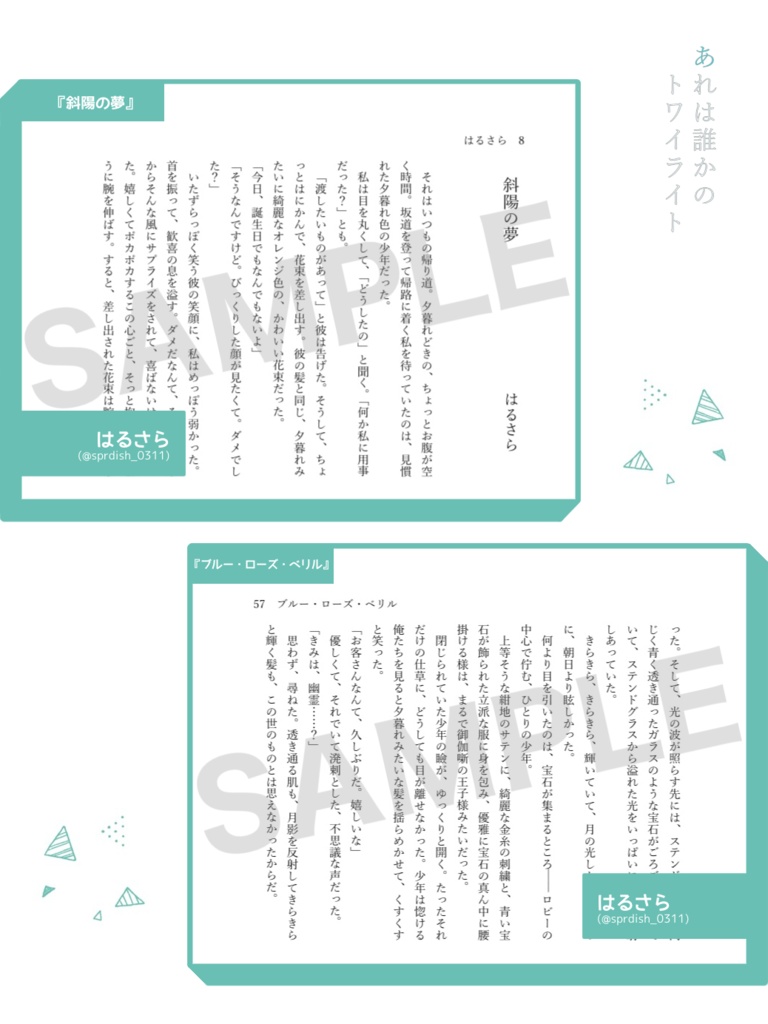 あれは誰かのトワイライト