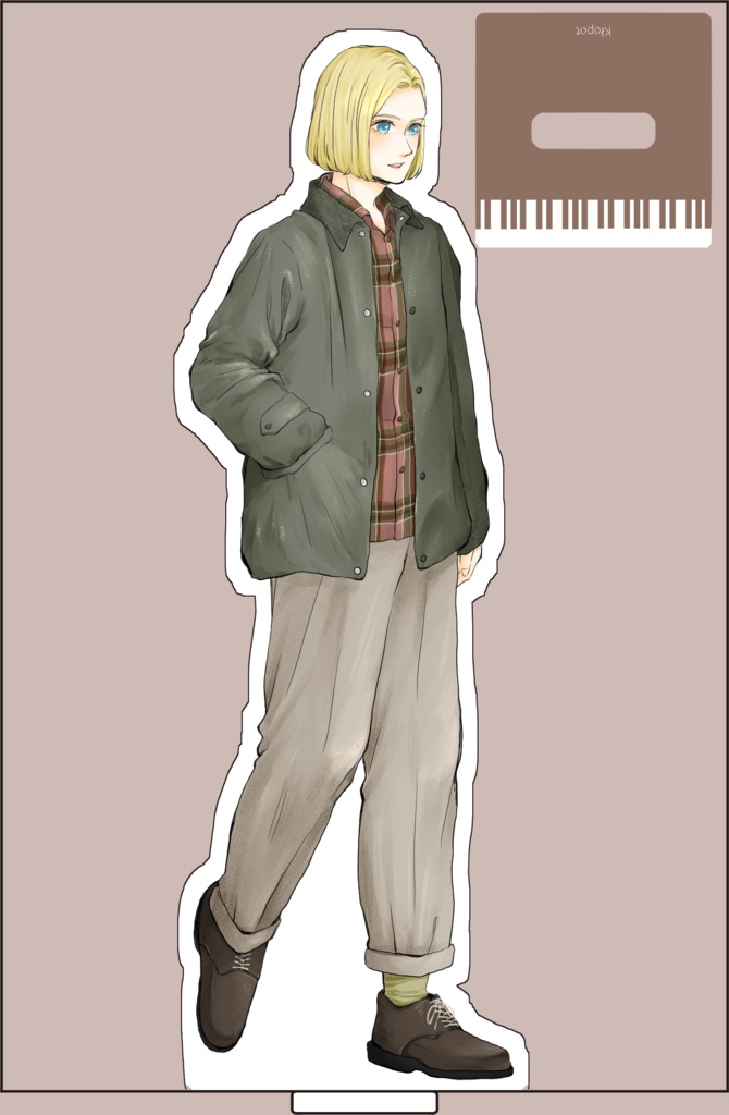 リストとショパンのアクスタ