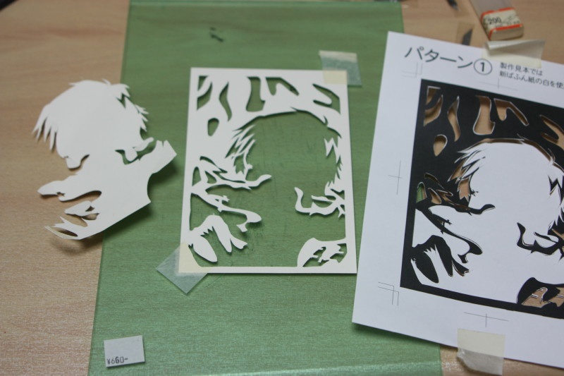 切り絵パターンセット(図案、説明書) ロイ・マスタング