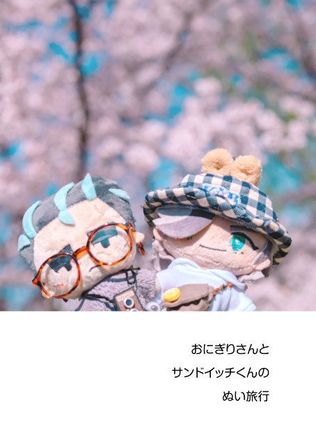 ミニ写真集「おにぎりさんとサンドイッチくんのぬい旅行」