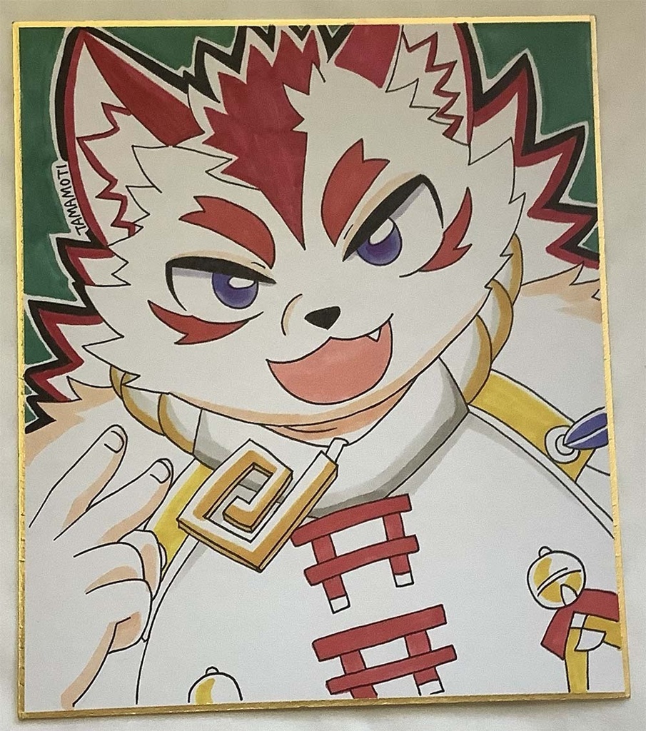 魂これ原画色紙２