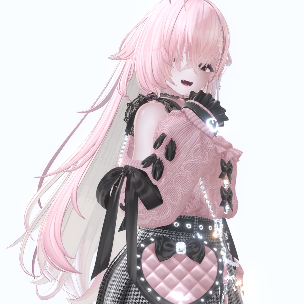 【Free】Rough Long Hair Mesh&Inner color Mask