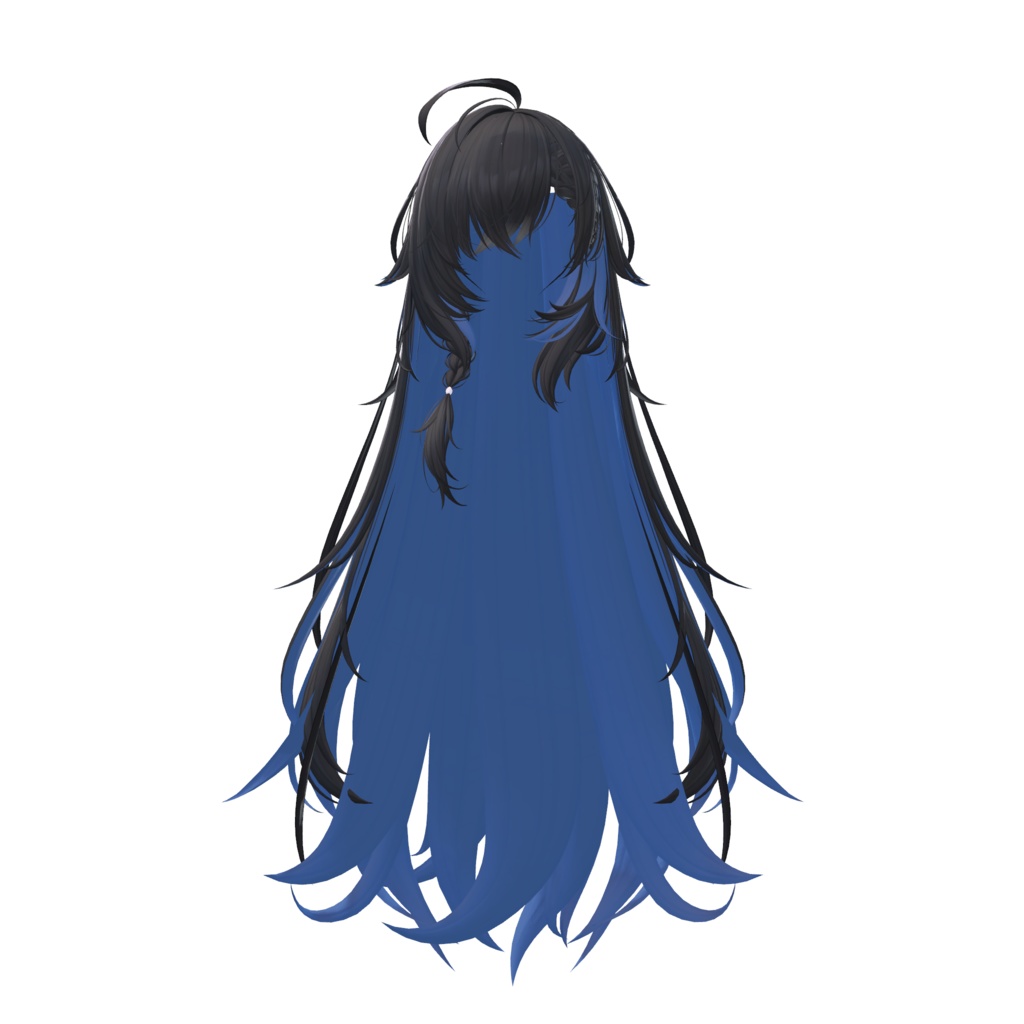 【Free】Rough Long Hair Mesh&Inner color Mask