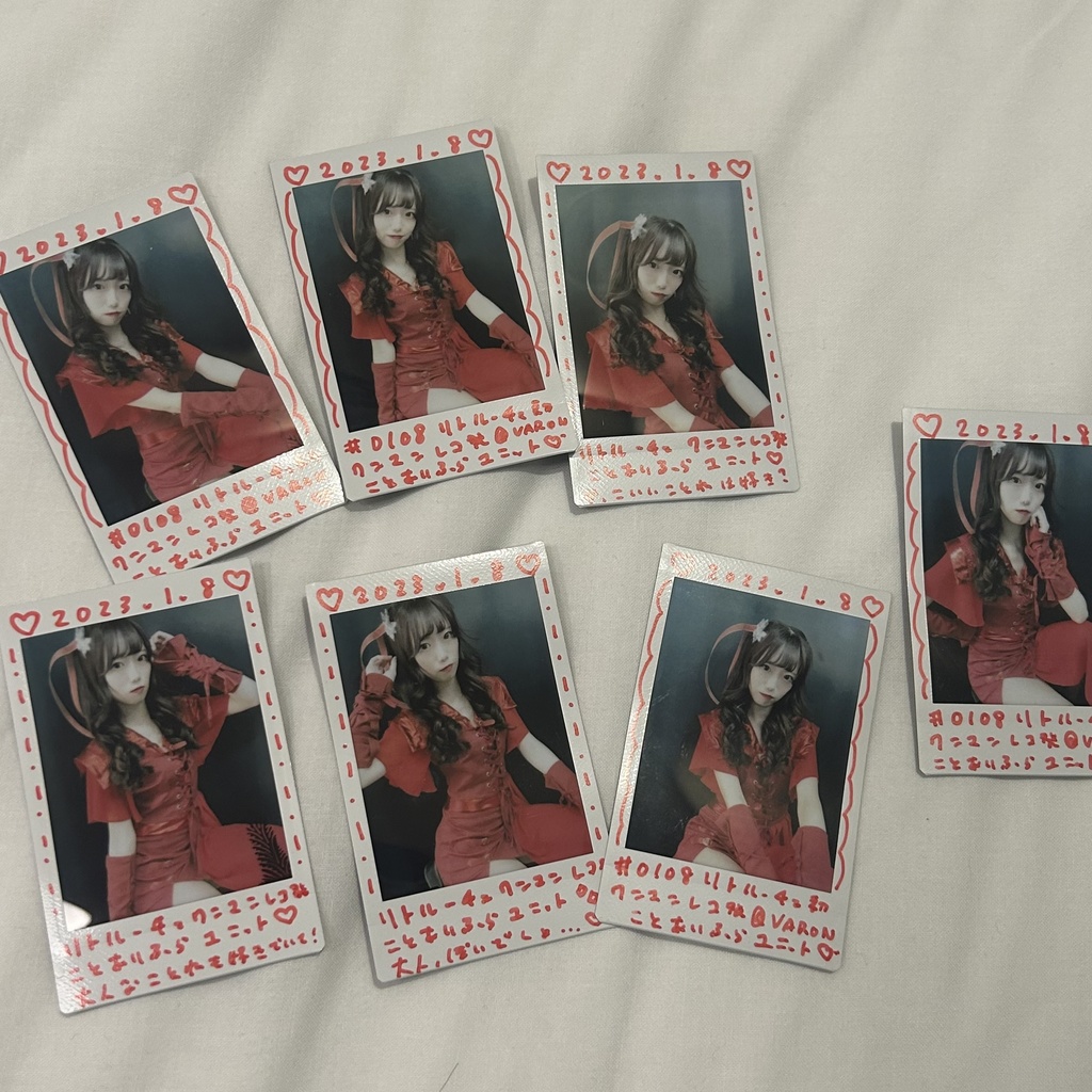 🆕TIME特別ユニット衣装🖤マスクなしチェキ