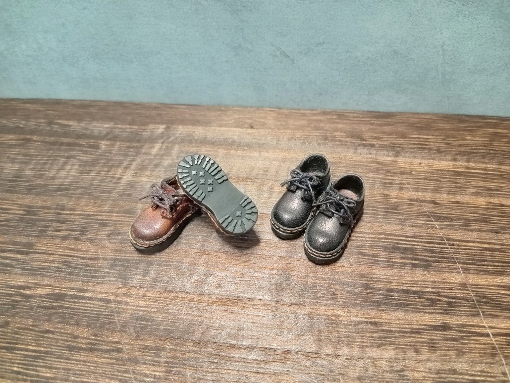 カジュアルレザーシューズ【オビツ11サイズ】