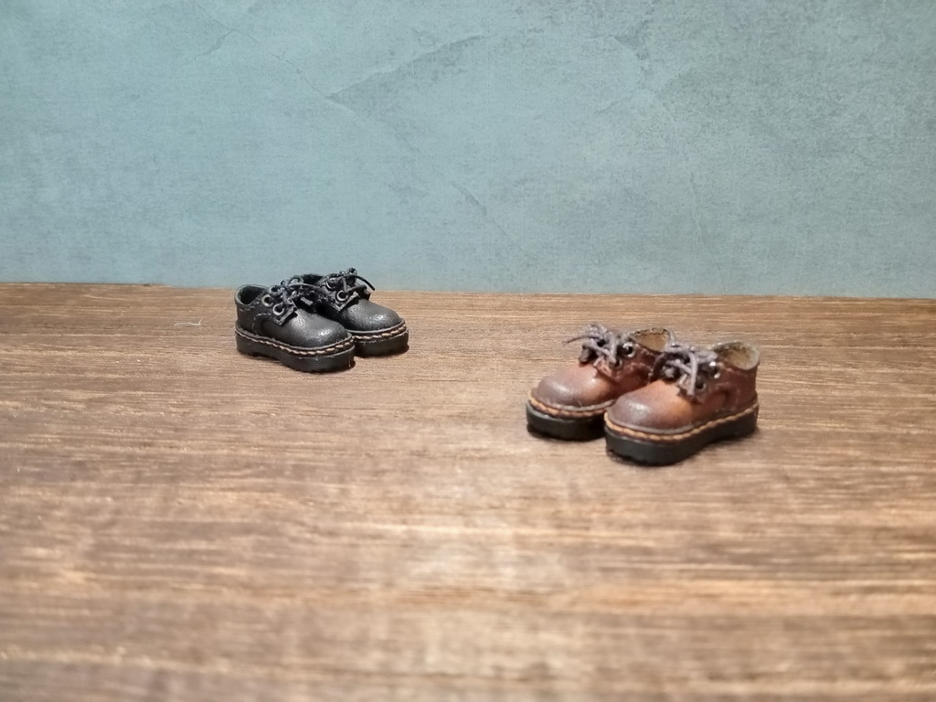 カジュアルレザーシューズ【オビツ11サイズ】