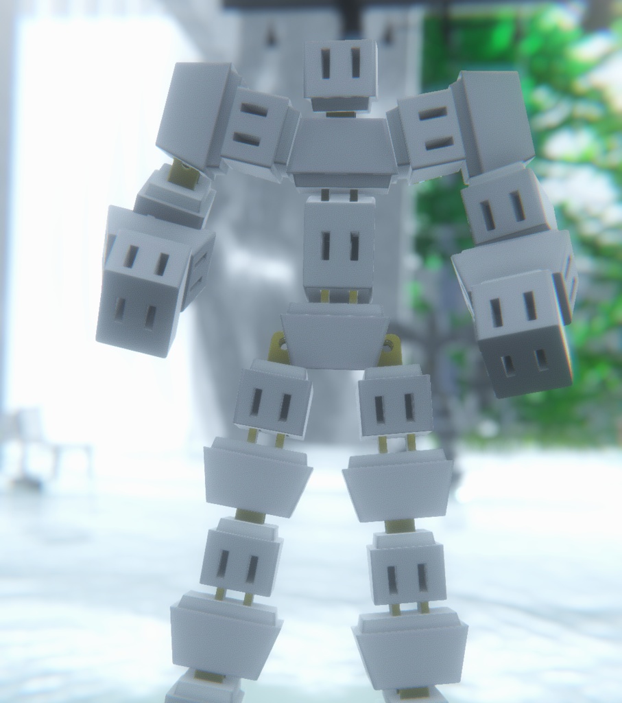 オリジナル3Dモデル「トリプルタップロボ2」
