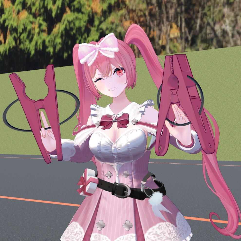 脱着できる!洗濯バサミ髪留