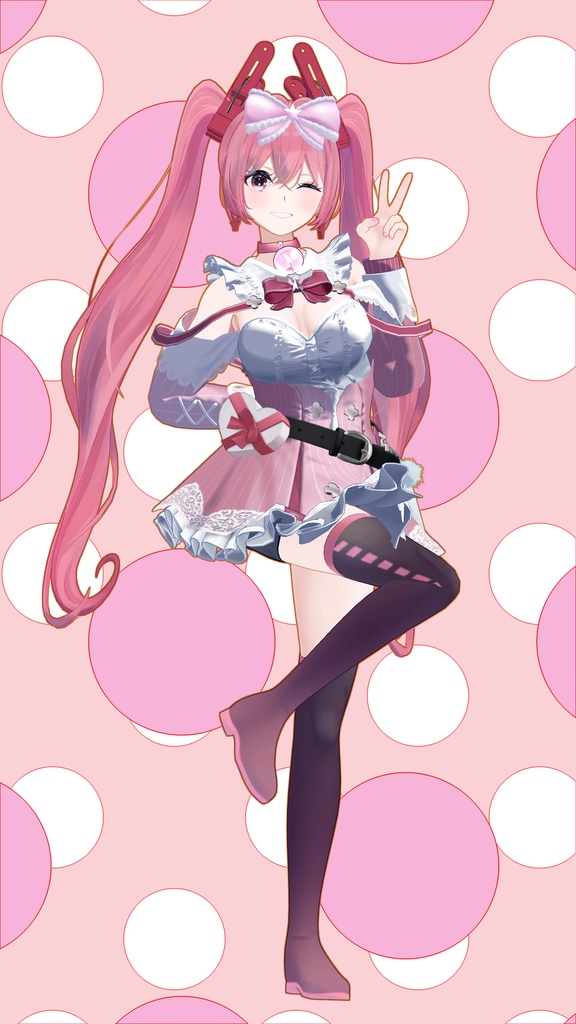 VRChatレタッチ時にPOPに見える背景画像(PNG)