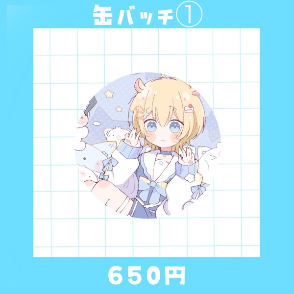 完全受注生産:羽夢みいVTuber1周年記念グッズ