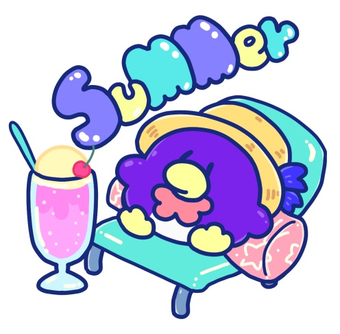 夏を楽しむやまださん。